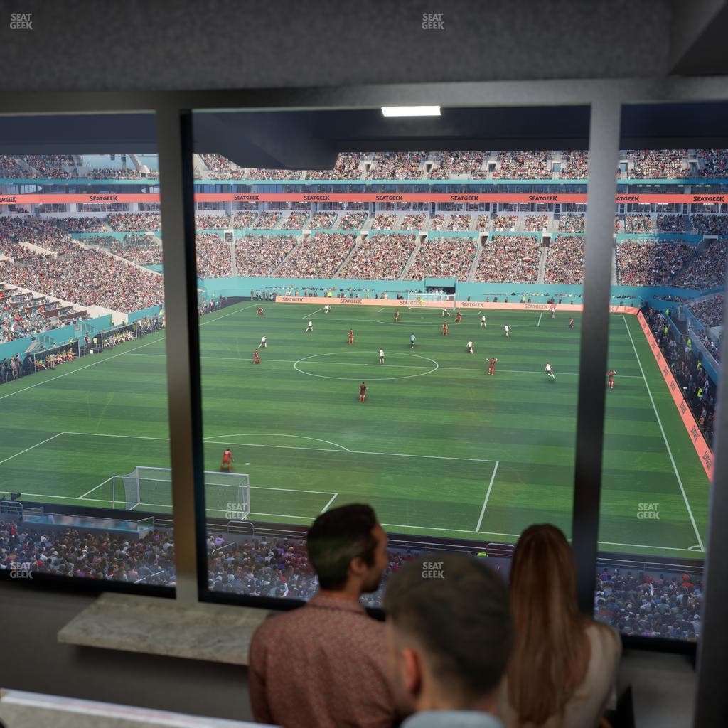 Hard Rock Stadium - Section Mezzanine Suite 30 D Seat View