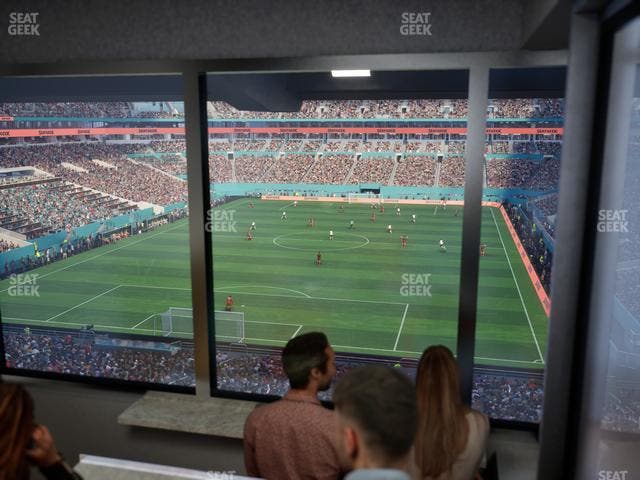Hard Rock Stadium - Section Mezzanine Suite 30 D Seat View