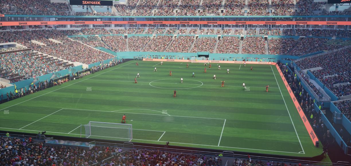 Hard Rock Stadium - Section Mezzanine Suite 30 D Seat View