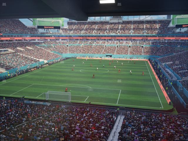 Hard Rock Stadium - Section Mezzanine Suite 30 D Seat View