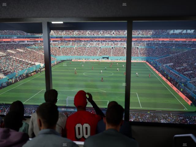 Hard Rock Stadium - Section Mezzanine Suite 31 Seat View Hard Rock Stadium - Section Mezzanine Suite 31 Seat View