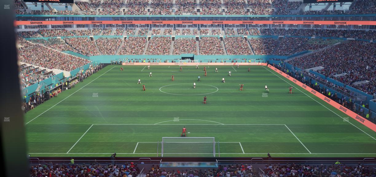 Hard Rock Stadium - Section Mezzanine Suite 32 Seat View