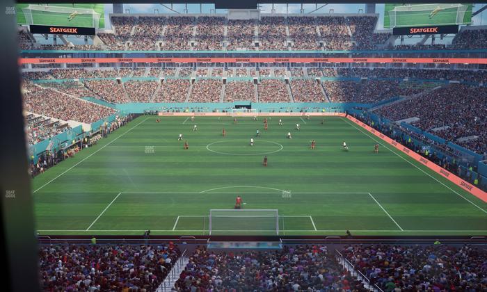 Hard Rock Stadium - Section Mezzanine Suite 32 Seat View