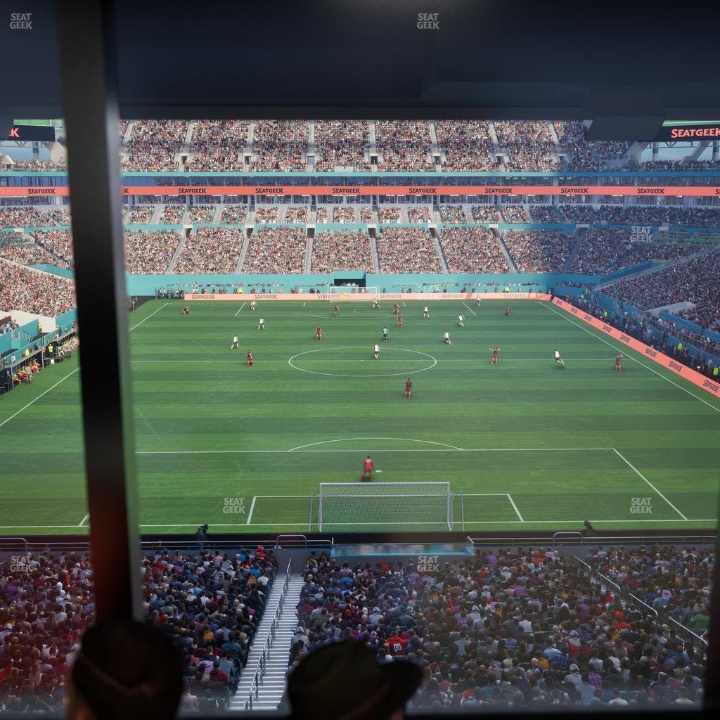 Hard Rock Stadium - Section Mezzanine Suite 32 Seat View