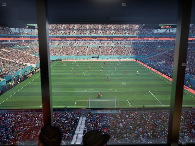 Hard Rock Stadium - Section Mezzanine Suite 32 Seat View Hard Rock Stadium - Section Mezzanine Suite 32 Seat View