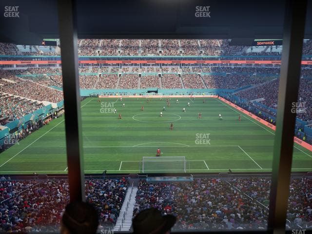 Hard Rock Stadium - Section Mezzanine Suite 32 Seat View
