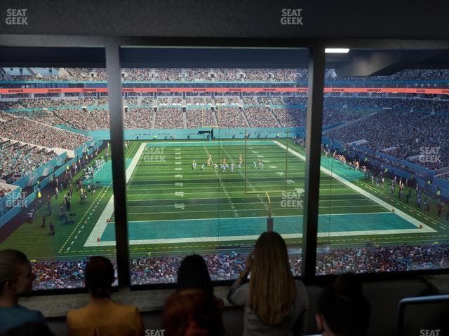 Hard Rock Stadium - Section Mezzanine Suite 33 Seat View