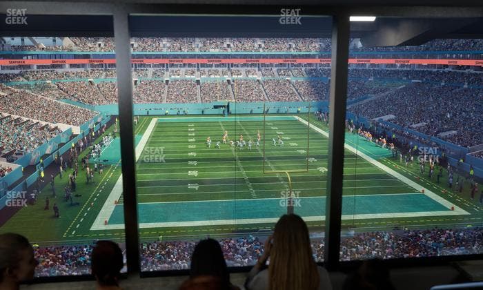Hard Rock Stadium - Section Mezzanine Suite 33 Seat View