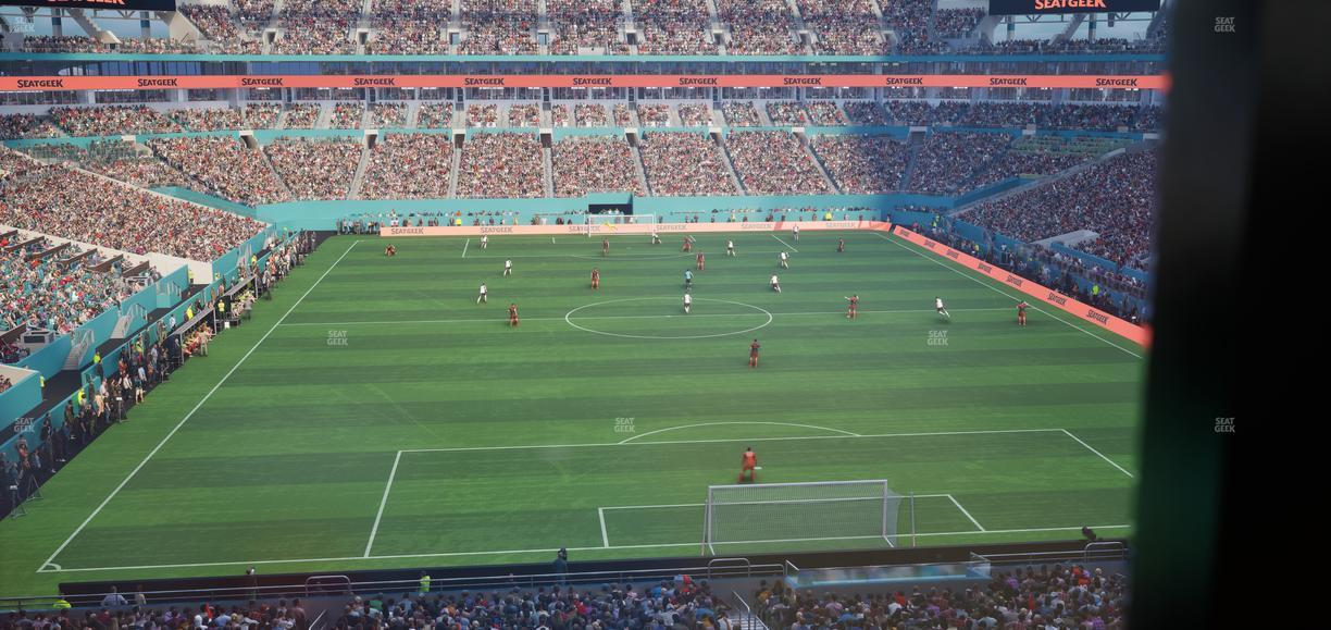 Hard Rock Stadium - Section Mezzanine Suite 33 Seat View