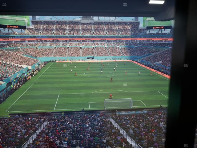 Hard Rock Stadium - Section Mezzanine Suite 33 Seat View