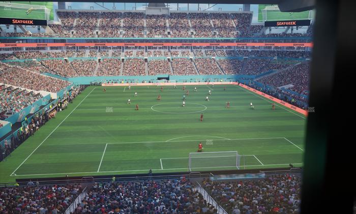 Hard Rock Stadium - Section Mezzanine Suite 33 Seat View