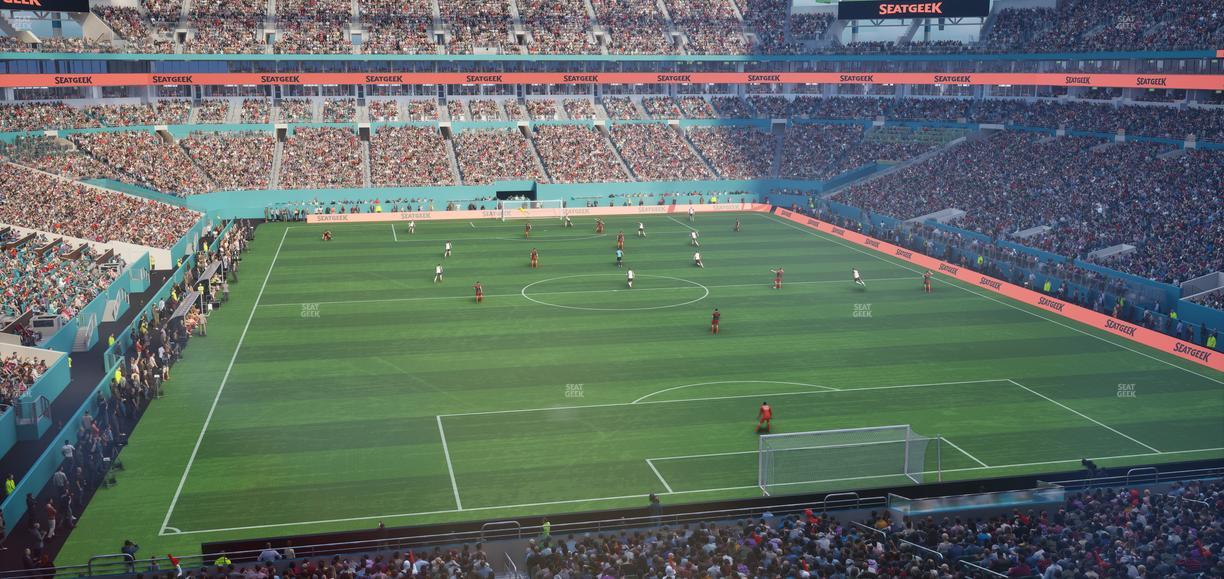 Hard Rock Stadium - Section Mezzanine Suite 34 A Seat View