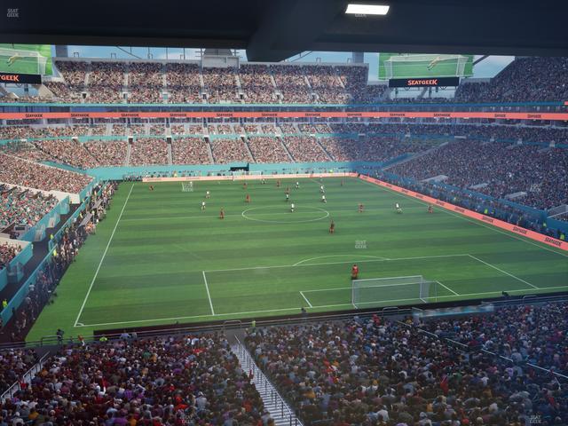 Hard Rock Stadium - Section Mezzanine Suite 34 A Seat View