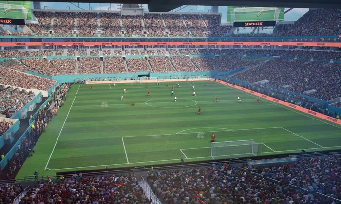 Hard Rock Stadium - Section Mezzanine Suite 34 A Seat View