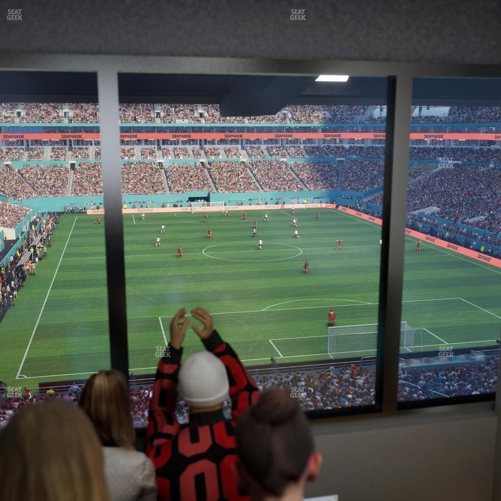 Hard Rock Stadium - Section Mezzanine Suite 34 A Seat View