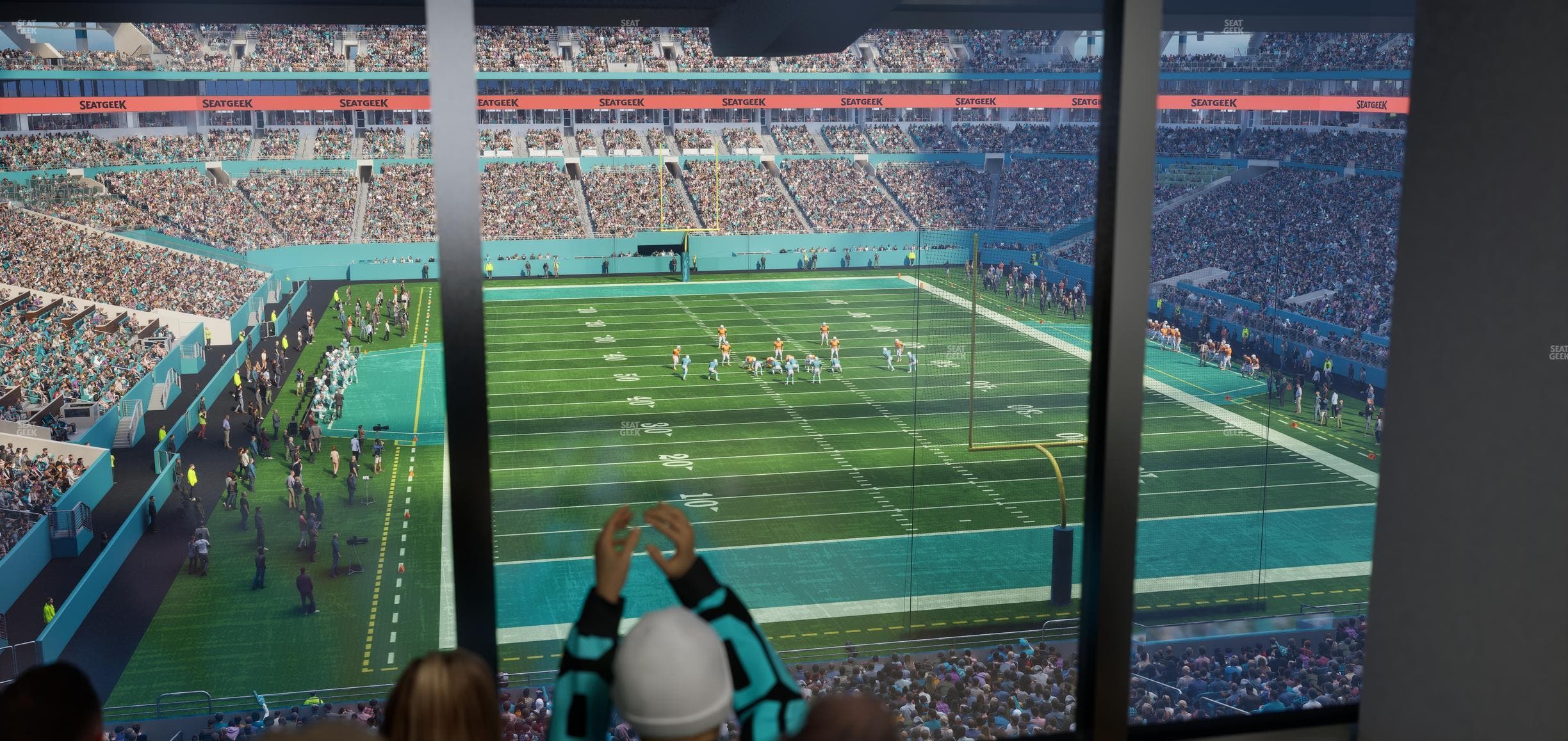 Hard Rock Stadium - Section Mezzanine Suite 34 A Seat View
