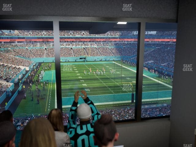 Hard Rock Stadium - Section Mezzanine Suite 34 A Seat View