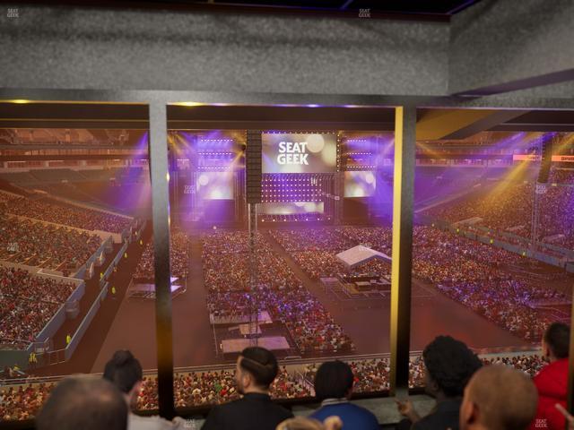 Hard Rock Stadium - Section Mezzanine Suite 34 B Seat View