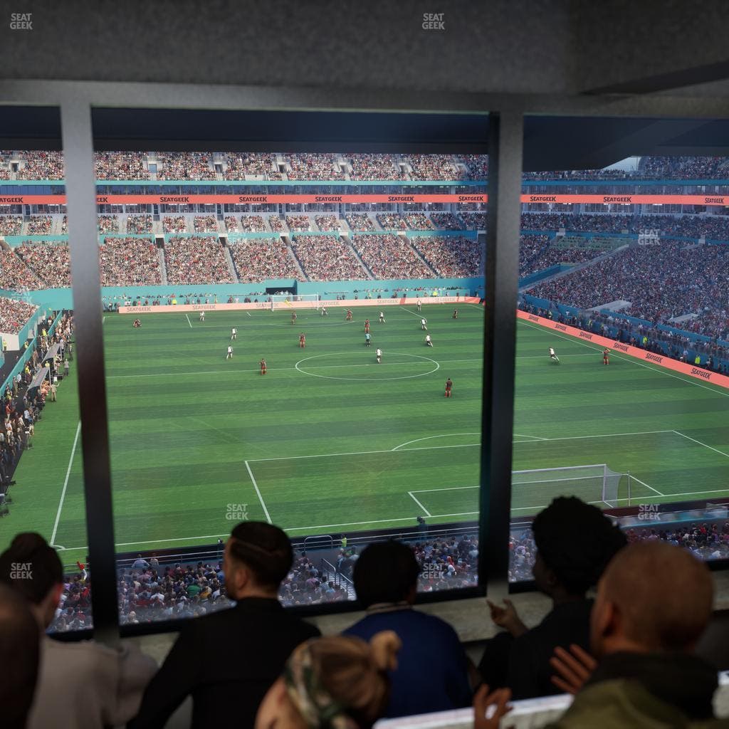 Hard Rock Stadium - Section Mezzanine Suite 34 B Seat View