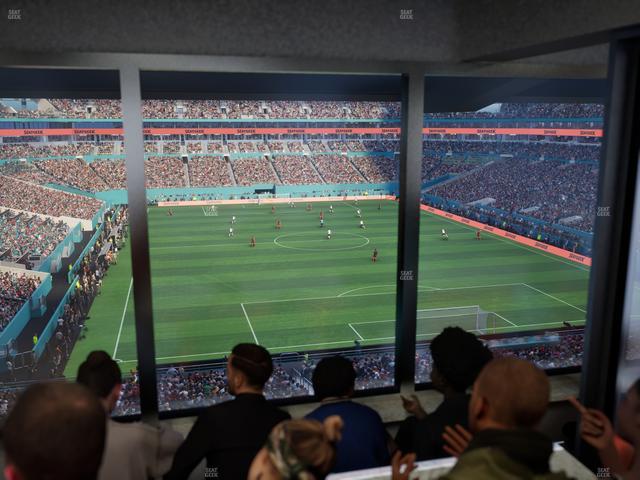 Hard Rock Stadium - Section Mezzanine Suite 34 B Seat View Hard Rock Stadium - Section Mezzanine Suite 34 B Seat View