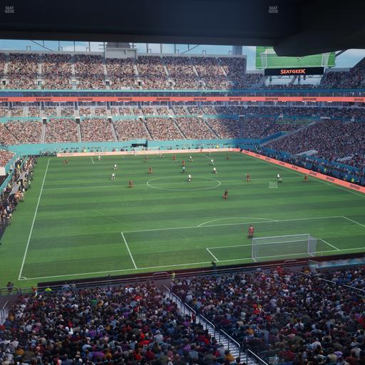 Hard Rock Stadium - Section Mezzanine Suite 34 B Seat View