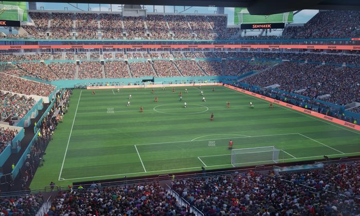 Hard Rock Stadium - Section Mezzanine Suite 34 B Seat View