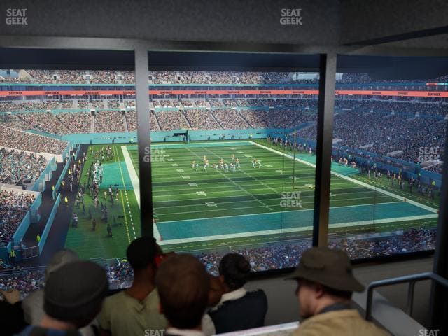 Hard Rock Stadium - Section Mezzanine Suite 34 C Seat View