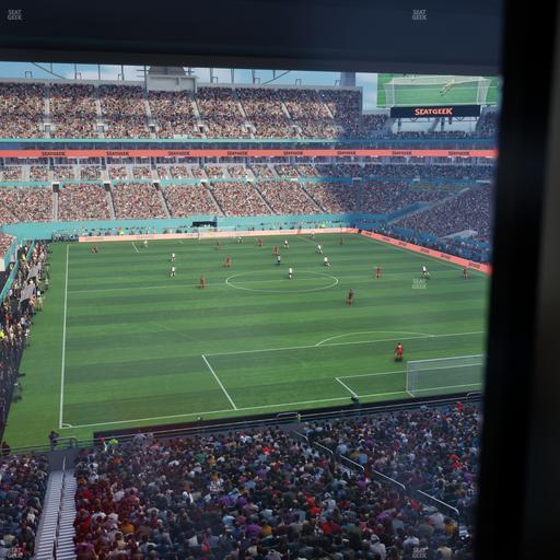 Hard Rock Stadium - Section Mezzanine Suite 34 C Seat View