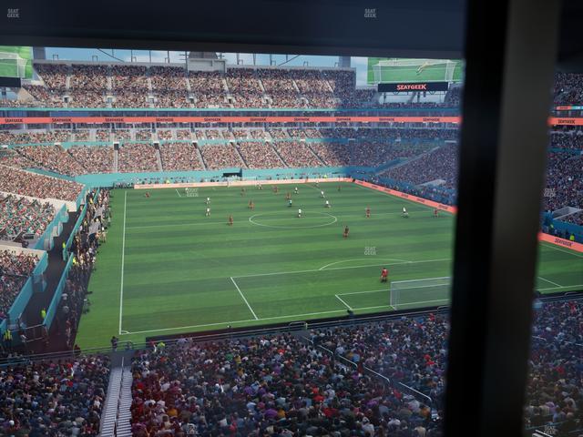 Hard Rock Stadium - Section Mezzanine Suite 34 C Seat View