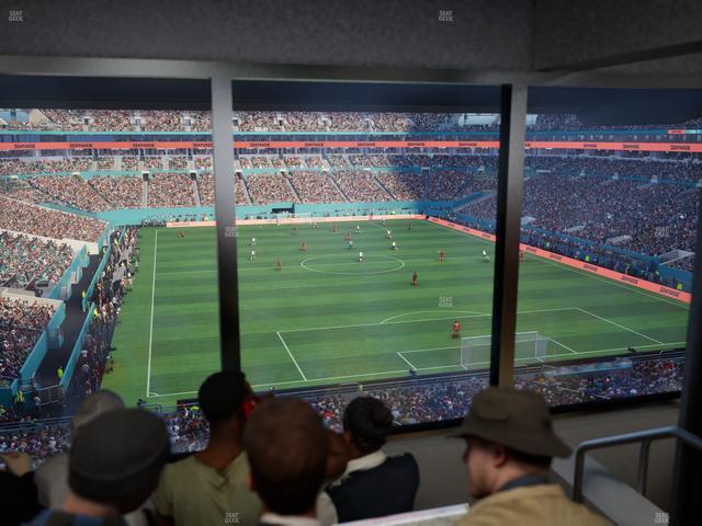 Hard Rock Stadium - Section Mezzanine Suite 34 C Seat View Hard Rock Stadium - Section Mezzanine Suite 34 C Seat View