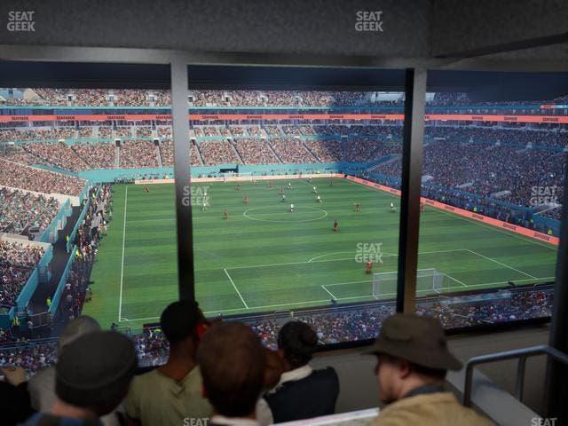 Hard Rock Stadium - Section Mezzanine Suite 34 C Seat View