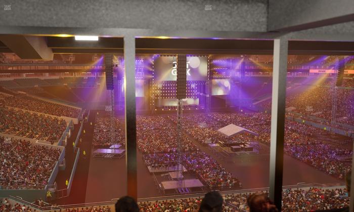 Hard Rock Stadium - Section Mezzanine Suite 34 D Seat View