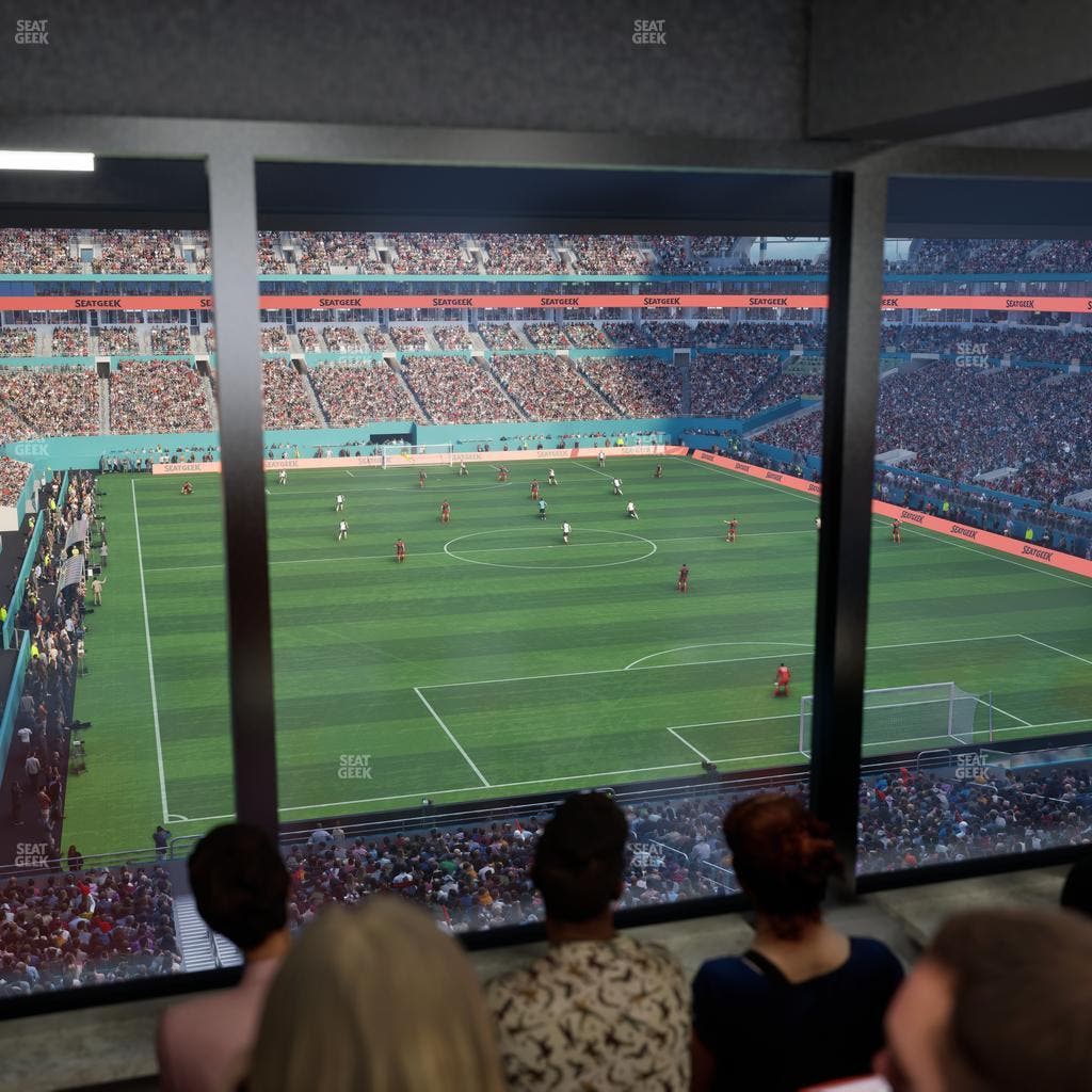 Hard Rock Stadium - Section Mezzanine Suite 34 D Seat View