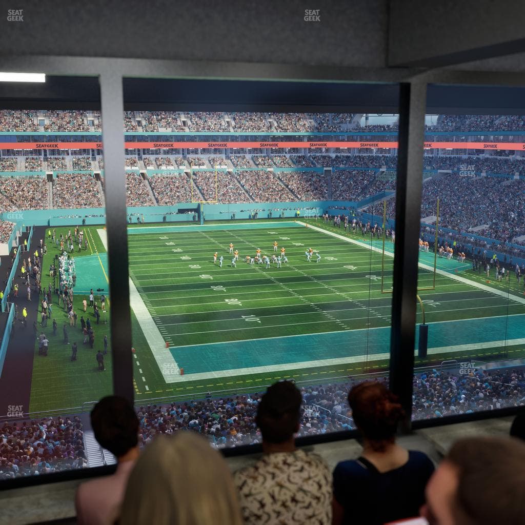 Hard Rock Stadium - Section Mezzanine Suite 34 D Seat View