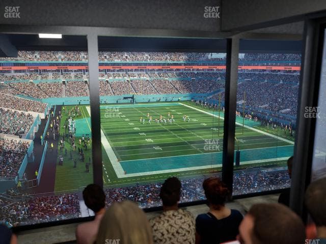 Hard Rock Stadium - Section Mezzanine Suite 34 D Seat View
