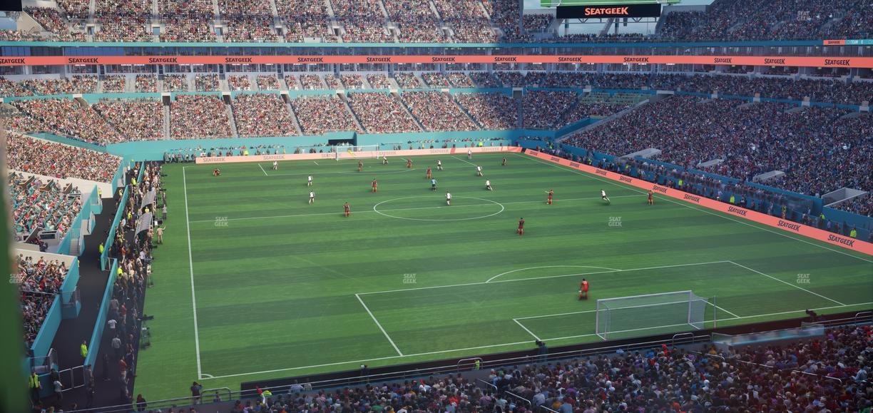 Hard Rock Stadium - Section Mezzanine Suite 34 D Seat View