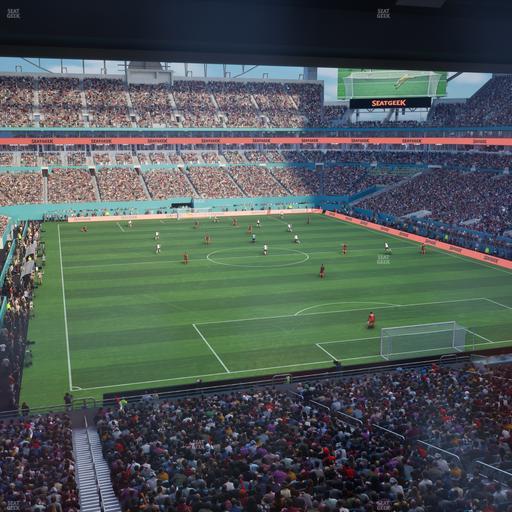 Hard Rock Stadium - Section Mezzanine Suite 34 D Seat View