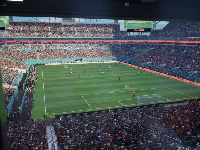Hard Rock Stadium - Section Mezzanine Suite 34 D Seat View