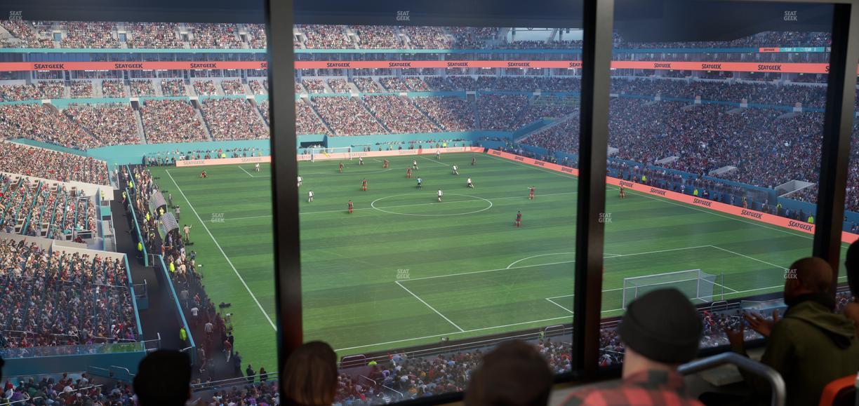 Hard Rock Stadium - Section Mezzanine Suite 36 Seat View