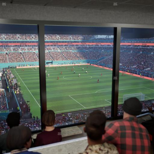 Hard Rock Stadium - Section Mezzanine Suite 36 Seat View