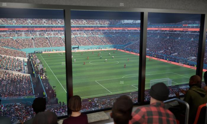 Hard Rock Stadium - Section Mezzanine Suite 36 Seat View