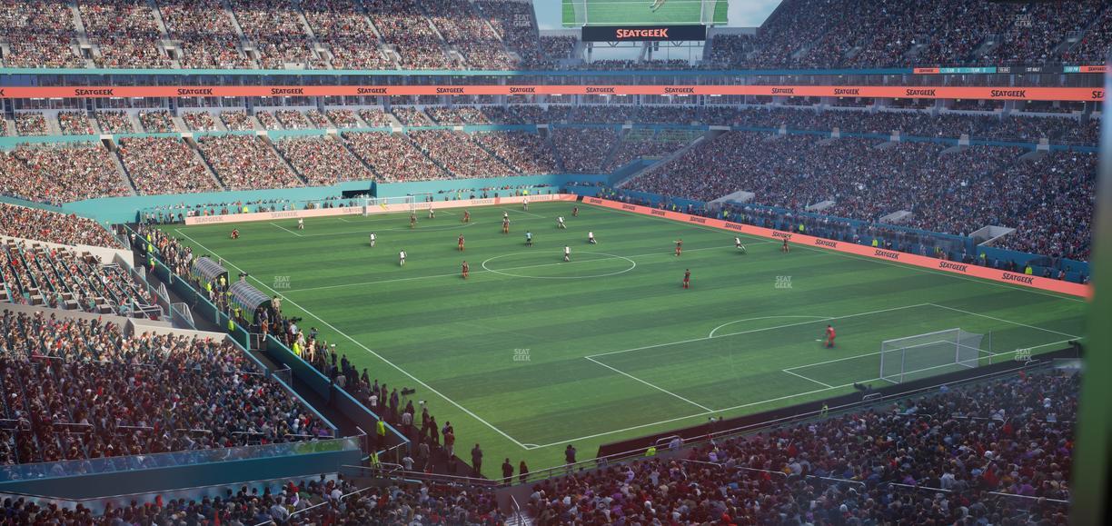 Hard Rock Stadium - Section Mezzanine Suite 37 A Seat View