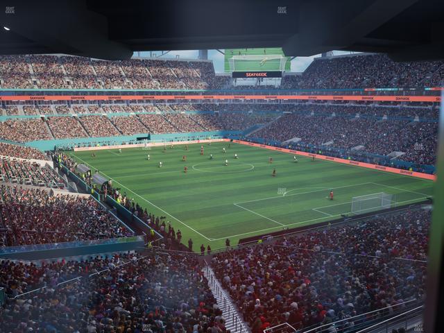 Hard Rock Stadium - Section Mezzanine Suite 37 A Seat View