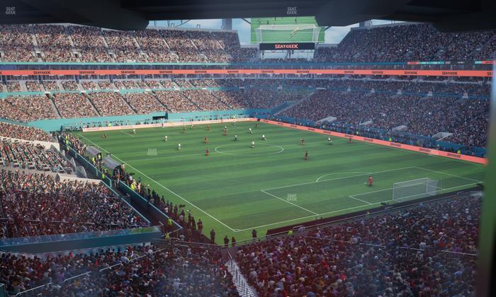 Hard Rock Stadium - Section Mezzanine Suite 37 A Seat View