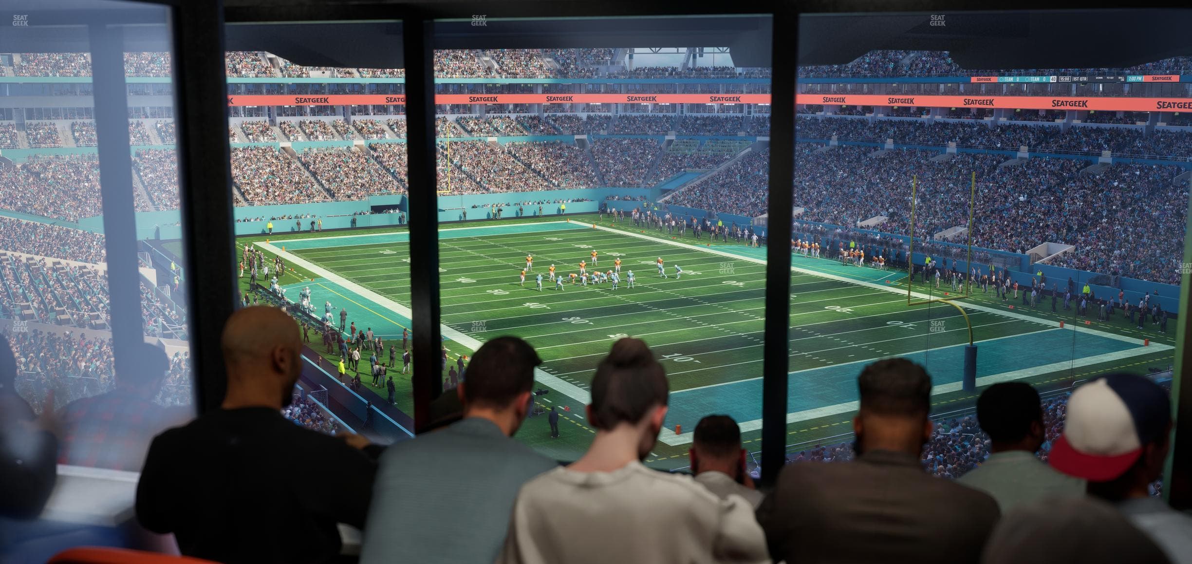 Hard Rock Stadium - Section Mezzanine Suite 37 A Seat View
