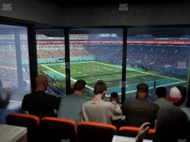 Hard Rock Stadium - Section Mezzanine Suite 37 A Seat View