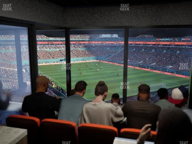 Hard Rock Stadium - Section Mezzanine Suite 37 A Seat View