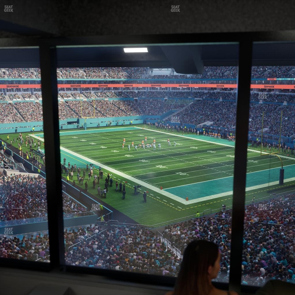 Hard Rock Stadium - Section Mezzanine Suite 37 B Seat View