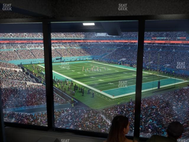 Hard Rock Stadium - Section Mezzanine Suite 37 B Seat View