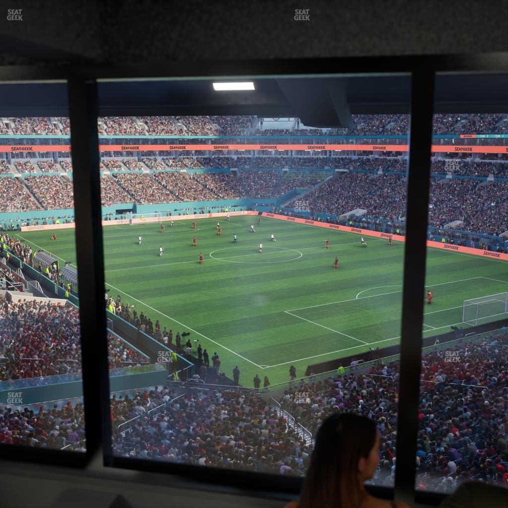 Hard Rock Stadium - Section Mezzanine Suite 37 B Seat View